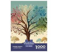 Tree of Four Seasons Puzzle Impossible 1000Pcs Decorazione Per La Casa. Rilassamento E Intelligence Per Adulti E Ragazzi Da 14 Anni 38x26cm/1000pcs
