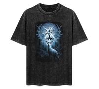 Tree of Life Front Print T T-Shirt Black S