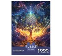Tree of Life Jigsaw Puzzle Impossibili 1000Pcs Decorazione Per La Casa. Rilassamento E Intelligence Per Adulti E Ragazzi Da 14 Anni 70x50cm/1000pcs