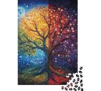 Tree of Life Jigsaw Puzzle Impossible 1000 Pezzi Decorazione Per La Casa. Rilassamento E Intelligence Per Adulti E Ragazzi Da 14 Anni 1000pcs (75x50cm)