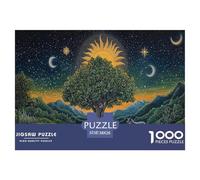 Tree of Life Jigsaw Puzzle Impossible 1000 Pezzi Decorazione Per La Casa. Rilassamento E Intelligence Per Adulti E Bambini Da 12 Anni 38x26cm/1000pcs