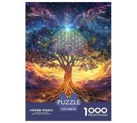 Tree of Life Puzzle 1000-pieces Per Gli Adulti Jigsaw Multicolore Moderno Festa Aziendale Regalo Bambino Qualità Premium 52x38cm/1000pcs