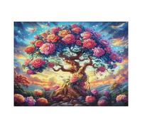 Tree of Life Puzzle 500 Pezzi Intelligenza E Logica Flowers Plants Trees Gioco Educativo Sfida Per Ragazzi E Adulti Rompicapo Relax Per Serate Familiari 500 PCS