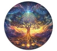 Tree of Life Puzzle Impossible 1000Pcs Decorazione Per La Casa. Rilassamento E Intelligence Per Adulti E Ragazzi Da 14 Anni 1000pcs (67.5x67.5cm)