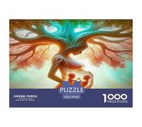 Tree of Life Puzzles Giochi Educativo 1000 Elementi Classici Sacred Plants Puzzle Decorazione Perfetta Giochi-rompicapo Per Adulti E Bambini 70x50cm/1000pcs