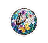 Tree of Life Suncatcher Window Hanging, puzzle fai da te con effetto luce prism arcobaleno, decorazione in vetro stained Glass for Garden Home Office, Vibrant Unique Birthday Easter Christmas