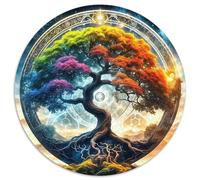 Tree of LifePuzzle Da 1000 Pezzi Per Adulti E Bambini Rotondo FantasyGioco Puzzle Con Sfida Creativa1000pcs (67.5x67.5cm)