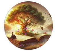 Tree of LifePuzzle Da 1000 Pezzi Per Adulti E Bambini Rotondo FantasyGioco Puzzle Con Sfida Creativa1000pcs (67.5x67.5cm)