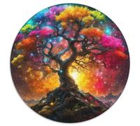 Tree of LifePuzzle Da 1000 Pezzi Per Adulti E Bambini Rotondo FantasyGioco Puzzle Con Sfida Creativa1000pcs (67.5x67.5cm)