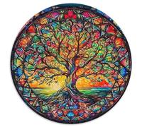 Tree of LifePuzzle Da 1000 Pezzi Per Adulti Rotondo FantasyGioco Puzzle Con Sfida Creativa1000pcs (67.5x67.5cm)
