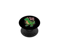 TREE REX Christmas Costume T-Rex Dinosaur Xmas Light Family PopSockets PopGrip Adesivo