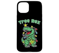 Tree Rex dolce albero di Natale Dino Natale X-Mas Custodia per iPhone 15 Plus
