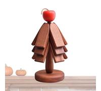 Tree Shaped Trivet - Wooden Folding Heat Insulation Mat, 3/4 Piece Set + Di