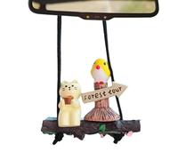 Tree Sign Car Mirror Ornament - Cat Car Pendant | Interior Decorative Hanging Accessory | Cat Cars Pendants | Mirrors Hangable Accessories | Cute Branch Cats Pendant Rearview Mirrors Kitten Charm