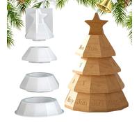 Tree Silicone Molds | Christmas Candle Moulds | Flexible Non-Stick Mould | Edible Decorations or Soap Making, Perfect for Makingg Festive Desserts, Decoration and