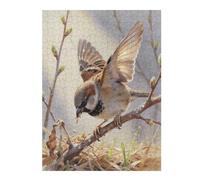 Tree Sparrow Puzzle 500 Pezzi Idea Regalo Figlio Mascota Aves Gioco Educativo Creativo Ragazzi Rilassamento Pressione Ridotta A Scuola 500 PCS