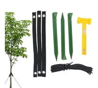 Tree Stakes and Supports | Weather Resistant Tie Down | Plant Support Kit