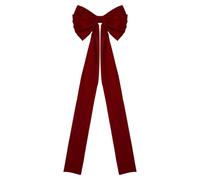 Tree Topper Bow - Large Christmas Front Door Decoration, Holiday Wall Bow O