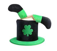 Tree Topper Hat,St. Patrick's Day Holiday Decor - 33x32.5x32.5cm Tree Top Decoration Ornament For DIY Enthusiasts Church Living Room Bedroom Study Office Party Fireplace Mantel Bookshelf