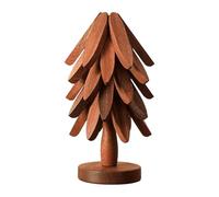 Tree Trivet - Wooden Tree Trivet | Heat Resistant Pads Christmas Decor | Wooden Coaster Set | Compact Treee Shape Trivets Set for Kitchen Counter, Dishes, Vasetti, Pans, Bowl, Teapot, Dining