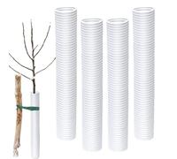 Tree Trunk Protector 4-Pack - Waterproof Sapling Wrap Guard For Outdoor Garden Farm Landscape | Durable PP Plant Protection Barrier | Prevents Damage To Young Trees & Saplings | Large & Small Sizes