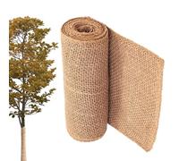 Tree Trunk Wrap, Outdoor Winter Protection Covers, Natural Jute Burlap Garden Insulation Bandage Roll, Frost Barrier Shield Tape, Cold Weather Bark Guard Wrap for Shrubs Plants Saplings Landscaping