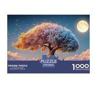 Tree with The Four Seasons 1000 Pezzi Carta Ecologica Puzzle Fantasy Tree Antistress Gioco Creativo Puzzle Per Bambini 38x26cm/1000pcs