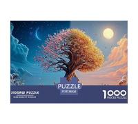 Tree with The Four Seasons 1000 Pezzi Cartoncino Premium Puzzle Fantasy Tree Antistress Gioco Creativo Puzzle Decorazioni Per La Casa 38x26cm/1000pcs
