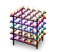 Treedix Dadi LED RGB a colori, set di programmazione e attuatore di saldatura compatibile Arduino, 5 x 5 x 5, parte indirizzabile individualmente