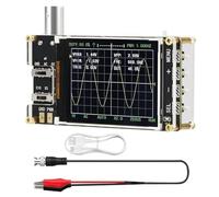 Treedix Mini kit oscilloscopio digitale portatile con schermo LCD da 2,4", 3 modalità trigger, alta frequenza di campionamento 24MSa/s, larghezza di banda 200 kHz, sensibilità X10/X5/X1, metodo di