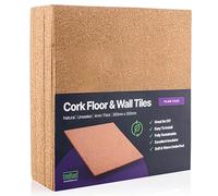 Treefloor Piastrelle in sughero naturale, 300 x 300 x 4 mm, confezione da 25