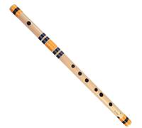 TreegoArt Flauto strumento musicale originale per principianti scala C naturale mano destra bambù bansuri - 48 cm circa