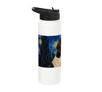 Treeing Walker Coonhound Cane Van Gogh Notte stellata Stainless Steel Insulated Water Bottle