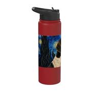 Treeing Walker Coonhound Cane Van Gogh Notte stellata Stainless Steel Insulated Water Bottle