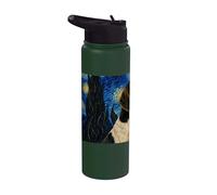 Treeing Walker Coonhound Cane Van Gogh Notte stellata Stainless Steel Insulated Water Bottle