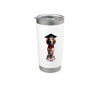 Treeing Walker Coonhound - Cappello da laureato con cane Bicchiere termico in acciaio inox doppia parete