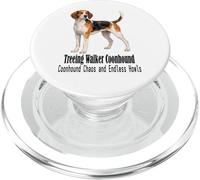 Treeing Walker Coonhound Dog Chaos Endless Howls Pet PopSockets PopGrip per MagSafe