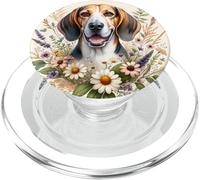 Treeing Walker Coonhound Dog Summer Wildflowers Opera d'arte PopSockets PopGrip per MagSafe