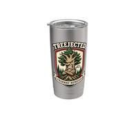 Treejected Fairway Nemesis - Divertente albero da golf, gioco di parole Bicchiere termico in acciaio inox doppia parete