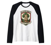 Treejected Fairway Nemesis - Divertente Albero da Golf, Gioco di Parole Maglia con Maniche Raglan