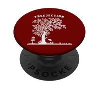 Treejection - Cestino da golf divertente in stile retrò vintage PopSockets PopGrip Adesivo