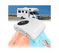 Treeligo Climatizzatore da tetto per camper 9500 BTU, riscaldamento e raffreddamento, 12 Volt DC AC, compressori brushless, ultra silenziosi per camion, camper, roulotte, rimorchi e camper