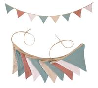 Treer Bandierine Colorate Autunnali Compleanno Bandiere Triangolari Ghirlanda di Bandierine Decorazione Festa Festone Striscione (Colore chiaro)