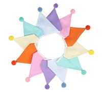 Treer Bandierine Colorate in Tessuto,Compleanno Bandiere Triangolari Ghirlanda di Bandierine Decorazione Festa Festone Striscione per Compleanno Giardino (Stile 1)