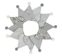 Treer Bandierine Colorate in Tessuto,Compleanno Bandiere Triangolari Ghirlanda di Bandierine Decorazione Festa Festone Striscione per Compleanno Giardino (Stile 14)