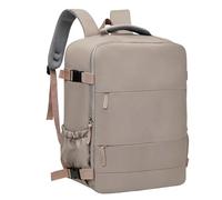Treer Borse da Cabina Per Ryanair, Tinta Unita Zaino per Ryanair Bagaglio a Mano Zaini Borsa, Zaino da Viaggio Donna Uomo Cabina Travel Viaggio Casual Daypack per 15 Pc Portatile (Grigio,40x30x20cm)