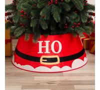 Treer Collare Gonna per Albero di Natale in Tessuto Non Tessuto, Copri Base Tronco Copertura del Supporto per Albero di Natale, Decorazioni Natalizie Festa Casa Vacanze (Babbo Natale,72 cm)