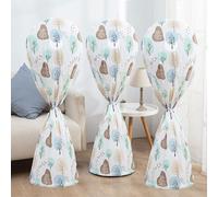 Treer Copri Ventilatore Antipolvere, Impermeabile Copriventilatore da Pavimento Verticale Protezione per Ventilatore per Ventilatore a Piantana e Ventilatore da Tavolo (140x60cm,Albero)