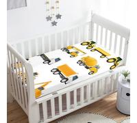 Treer Lenzuola con Angoli per Lettino, Veicoli 3D Neonato Coprimaterasso Letto Singolo Bebè Bambino Morbide e Traspiranti, per Materassi Standard per Culle e Bambini (Camion,160x80x20cm)