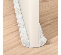 Treer Paraspifferi Sottoporta Stoffa da 70-90 cm, Paraspifferi Porta Ingresso Universale Tessuto Lavabile Antispifferi e Para Spifferi con Porte Fino a 5 cm di Spessore (Fiocchi di neve retrò)